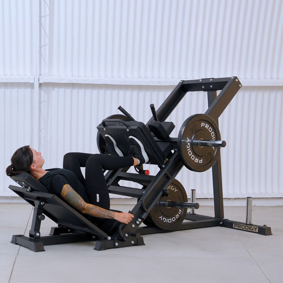 Hack Squat & Leg Press Machine | 2-in-1 Lower Body Trainer | Prodigy ...