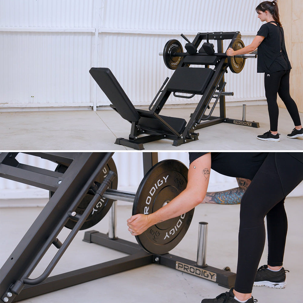 Prodigy Leg Press / Hack Squat Machine