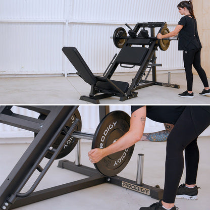 Prodigy Leg Press / Hack Squat Machine